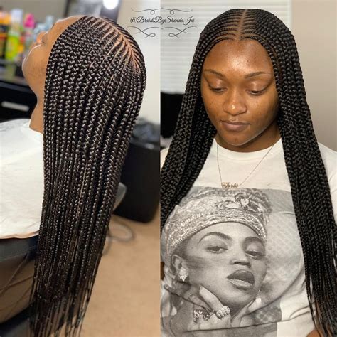 757 Braid Specialist On Instagram “small Two Layered Cornrows • Book