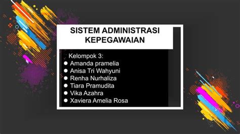 Bab Sistem Administrasi Kepegawaian Ppt