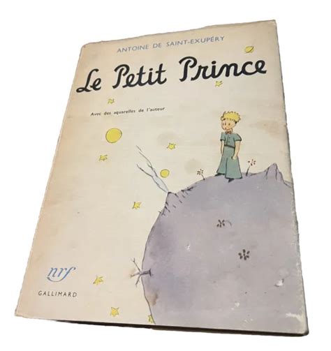 LIVRE LE PETIT PRINCE Antoine De Saint Exupery Édition numérotée