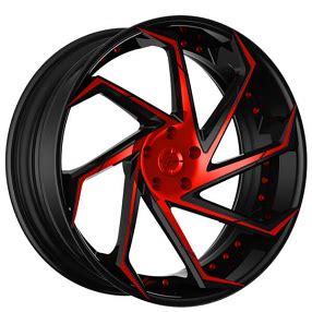 19 Staggered Lexani Forged Wheels LF Sport LC 108 Custom Finish Forged