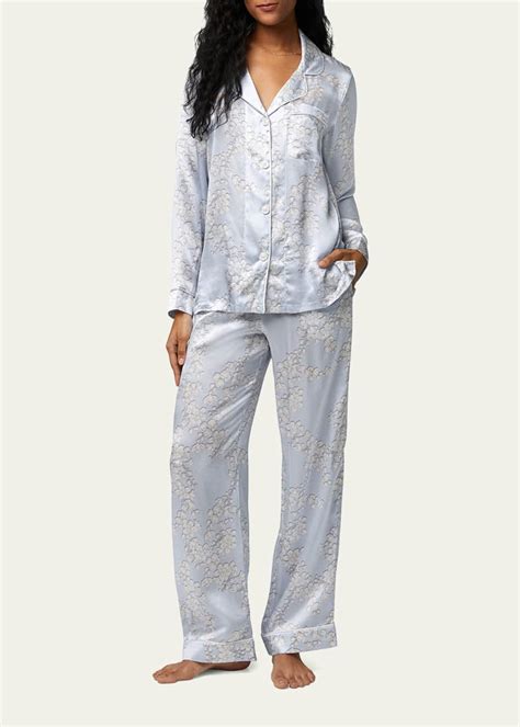 Bedhead Pajamas Floral Print Silk Pajama Set Bergdorf Goodman