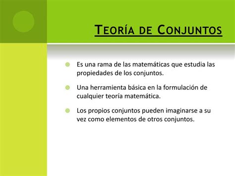 PPT Teoría de Conjuntos PowerPoint Presentation free download ID