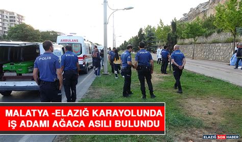 Malatya Elazığ Karayolunda İş Adamı Ağaca Asılı Bulundu Elazığ Son