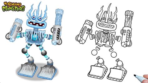 How To Draw Cold Wubbox Epic Wubbox From Cold Island From My Singing