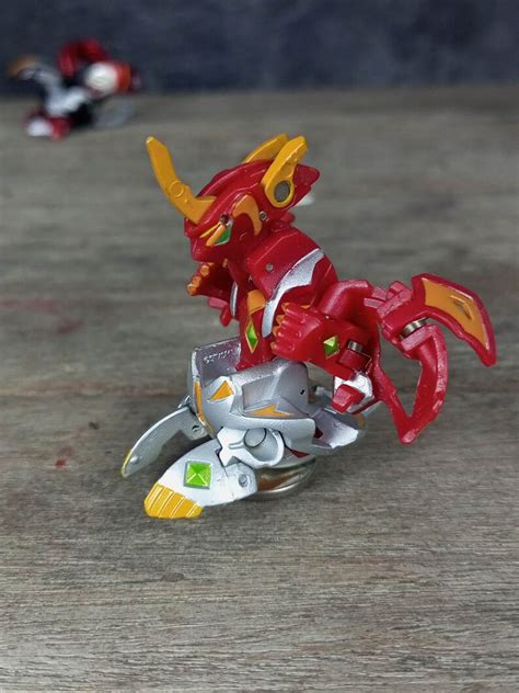 Bakugan Titanium Dragonoid Pyrus Red Mechtanium Surge Custom Etsy