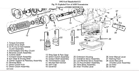 Ford Aod Transmission Parts