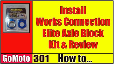 Works Connection Elite Axle Block Kit Youtube