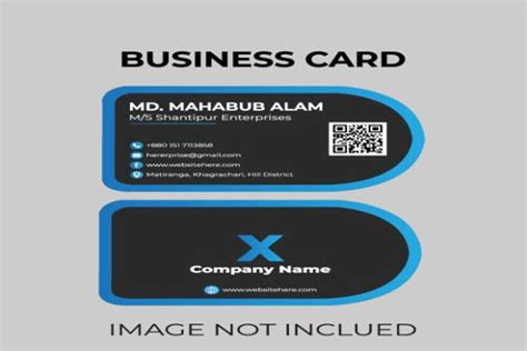 Business Card Shape Graphic by majharul5561 · Creative Fabrica