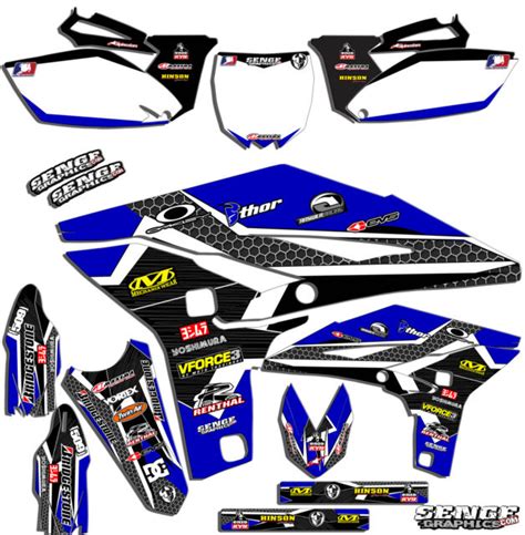 2007 2008 2009 2010 2011 Wr 450f Graphics Kit Yamaha Wr450f 450 Deco Stickers Ebay