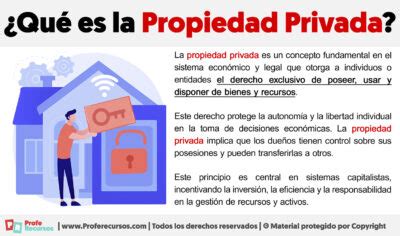 Qué es la Propiedad Privada