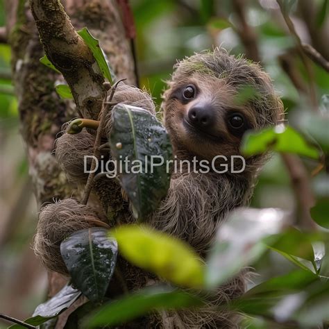 Pygmy Sloth, Endangered Species,sloth Portrait,mangrove Dweller ...