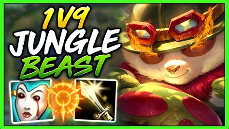 1 TEEMO WORLD INSANE CHALLENGER JUNGLE STOMP GRINDING FOR RANK 1 JG