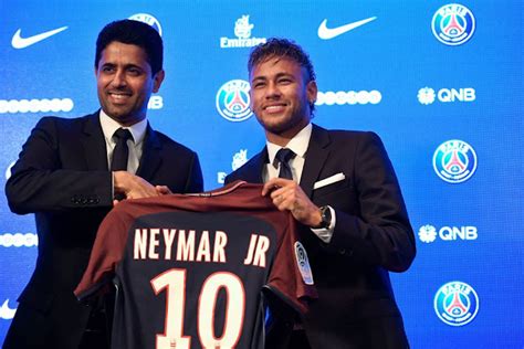 Neymar Officially Unveiled As New Number 10 Of Psg Photos •