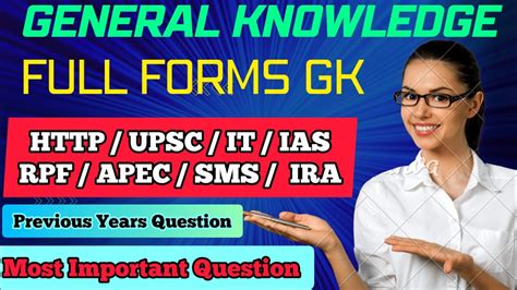 Full Forms Gk Question Most Important Full Forms Gk Mcqs Youtube