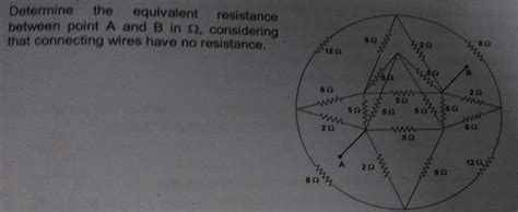 Answered Determine The Equivalent Resistance Between Point A And B In