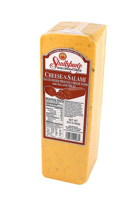 Shullsburg Creamery Cheese N Salami 5 Pound Loaf Grocery And Gourmet Food