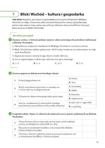 Page 1 Planeta Nowa geografia klasa 8 semestr 1 Bliski Wschód