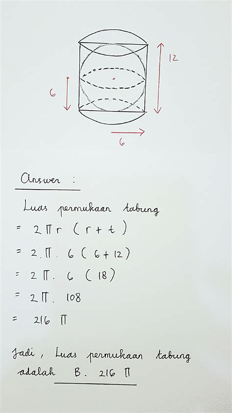 sharing: Luas permukaan tabung