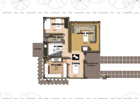 Floor Plan 4 Bedroom Maisonette House Plans Kenya