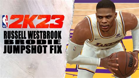 Russell Westbrook Jumpshot Fix NBA2K23 YouTube