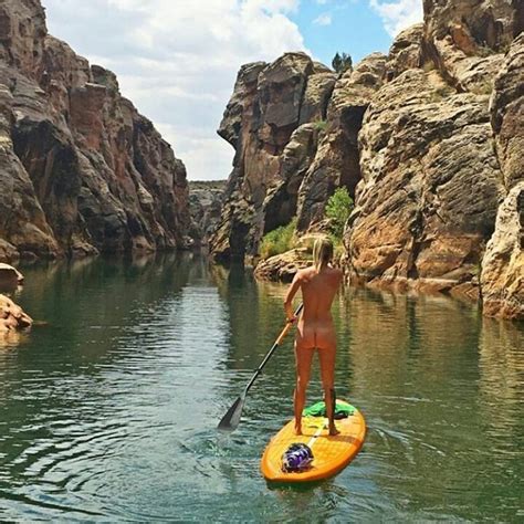 Naked SUP In East Clear Creek Winslow AZ Grittyagility