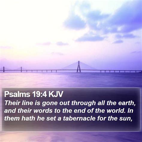 Psalms 19 4 KJV Bible Verse Images