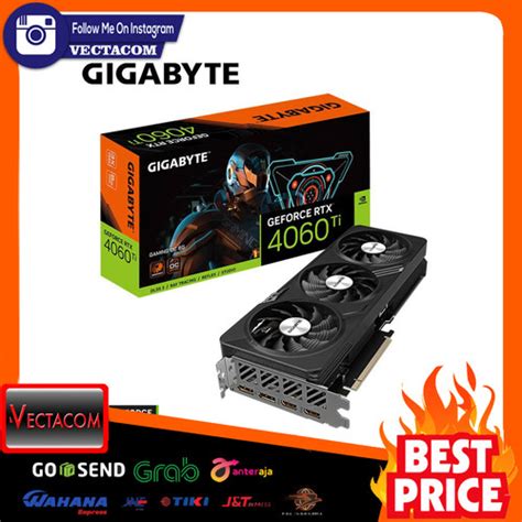 Jual VGA Gigabyte GeForce RTX 4060 Ti 8GB Gaming OC - GV-N406TGAMING OC ...