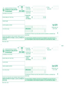 Fillable Online Dor Mo Reset Form Print Form 2005 FORM MISSOURI