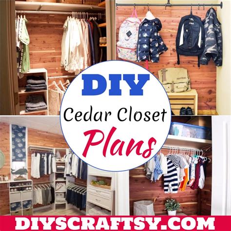 10 Diy Cedar Closet Plans For Closet Makeovers Diyscraftsy