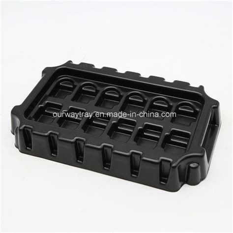 Customized Thick Ps Blister Tray Precise Electronic Parts Packaging