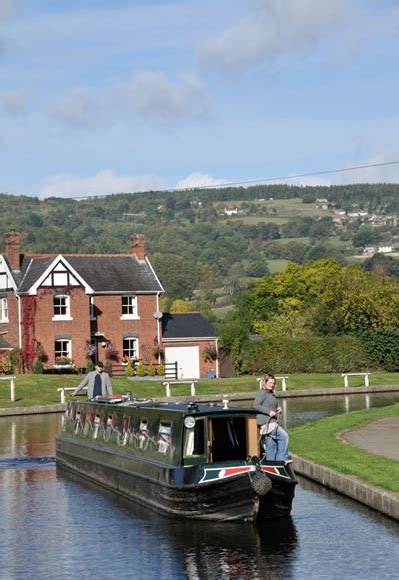 Map of the canals of mid and south Wales. Drifters canal boat holidays