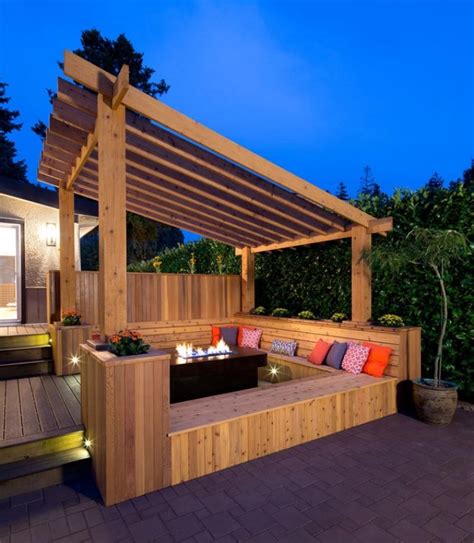 Holz Pergola Im Garten 17 Moderne Beispiele