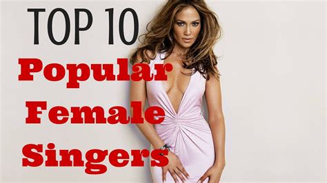 Top 10 Most Popular Female Singers In 2016 Youtube