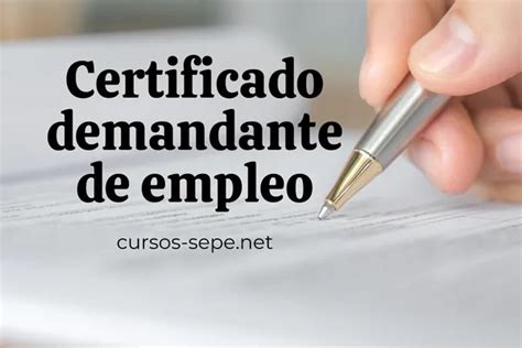 Sacar Tarjeta De Demanda De Empleo Sae