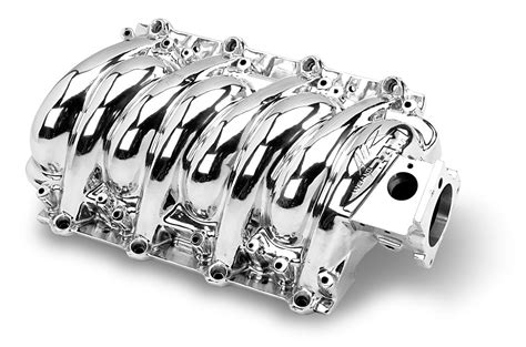 Holley Weiand Ls1ls6 High Flow Aluminum Intake Manifold Polished Hawks Third Generation