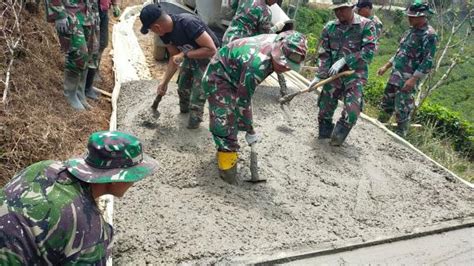 Jalan Rabat Beton Cipelah Pasirkuda Cianjur Dikebut