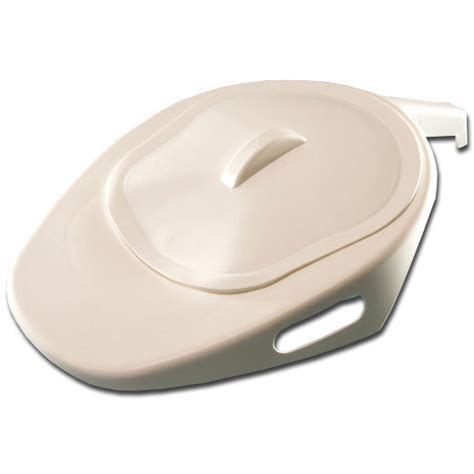 Adult Slipper Pan With Handle And Lid White Medisave Uk