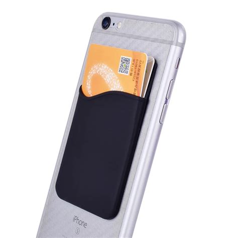 Cell Phone Card Holder Sticker Firmly Adhesive Stick Back Cover Credit ...