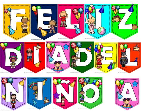 Bonitos Y Fabulosos Banderines De Feliz DÍa Del NiÑo