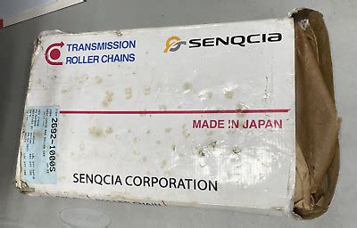 Senqcia 2692 1000S 80 80 RIV Transmission ANSI Roller Chain 10FT SQM