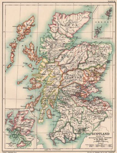 Medieval Castles Scotland Map