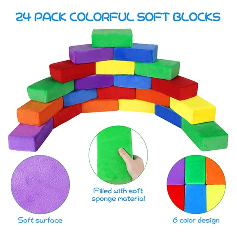 LARGE SOFT BRICKS STACKABLE BUILDING BLOCKS Dare Sailsy