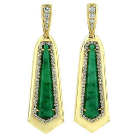 Dada Arrigoni 18 Karat Gold Black Jade And 322 Carat Grey Diamond