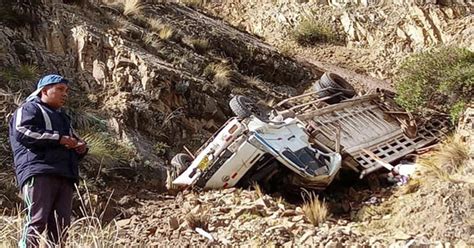 Cusco Camión se despista y cae al abismo en Chumbivilcas Accidente