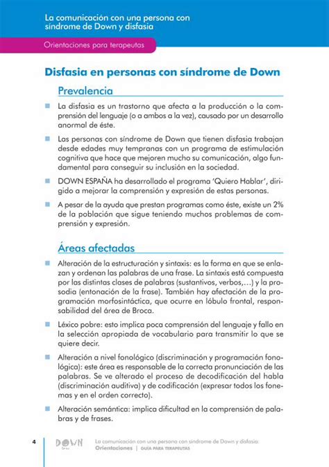 Pdf Down Espa A Sindromedown Net Orientaciones Gu A Para