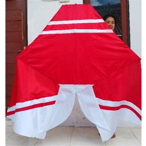 Jual Layangan Cotek Merah Putih Agustus Knockdown Shopee Indonesia