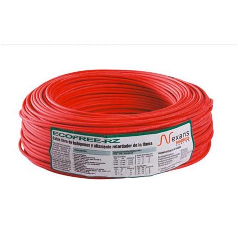 CABLE EVA R100 1 5 MM2 S HALOG ROJO 750V 1 9KG