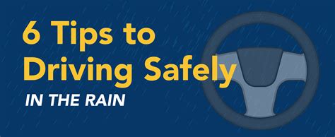 Safety Tips For Driving In The Rain