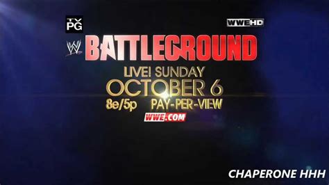 Wwe Battleground 2013 Official Promo Hd Youtube