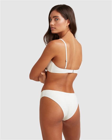 Billabong Tanlines Scoop Bralette Bikini Top White SurfStitch